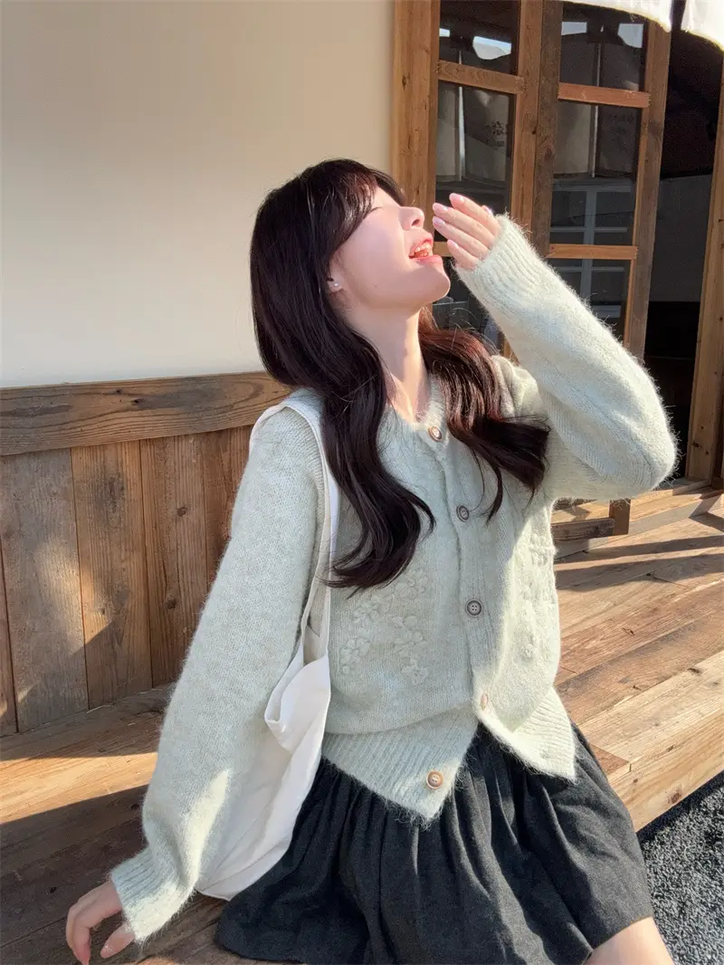 베이직한 헤비 니트 셔츠 상세 이미지 28