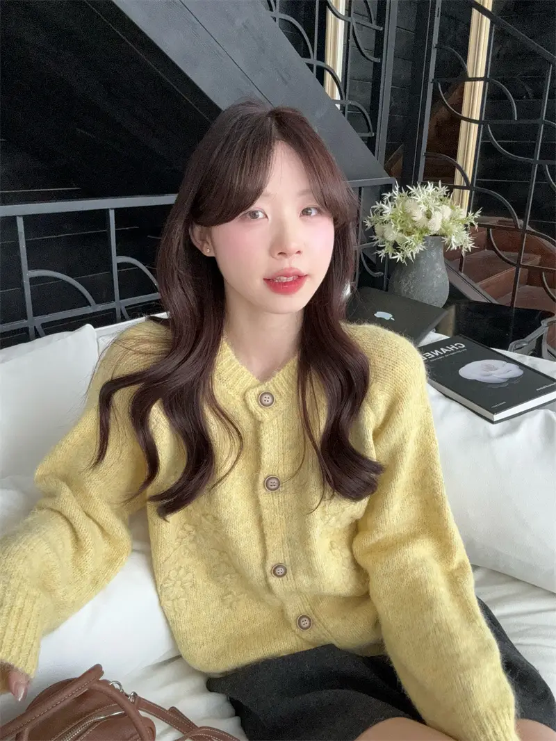 베이직한 헤비 니트 셔츠 상세 이미지 34
