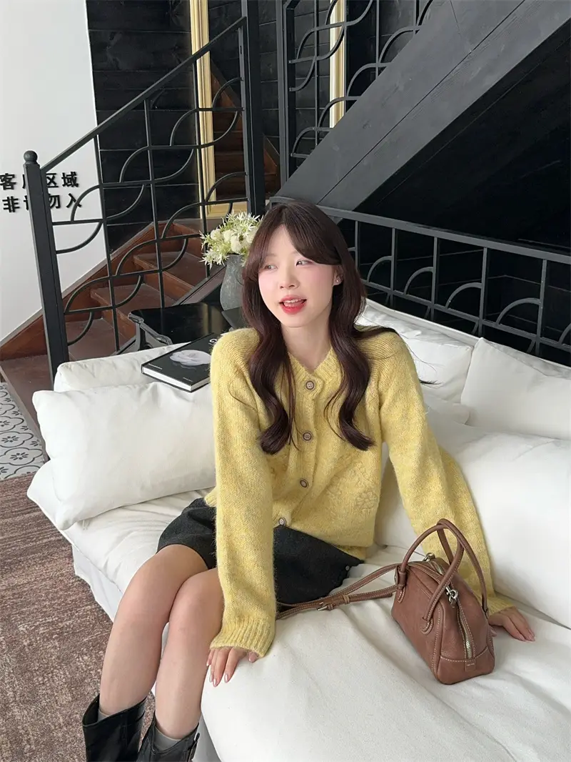 베이직한 헤비 니트 셔츠 상세 이미지 36