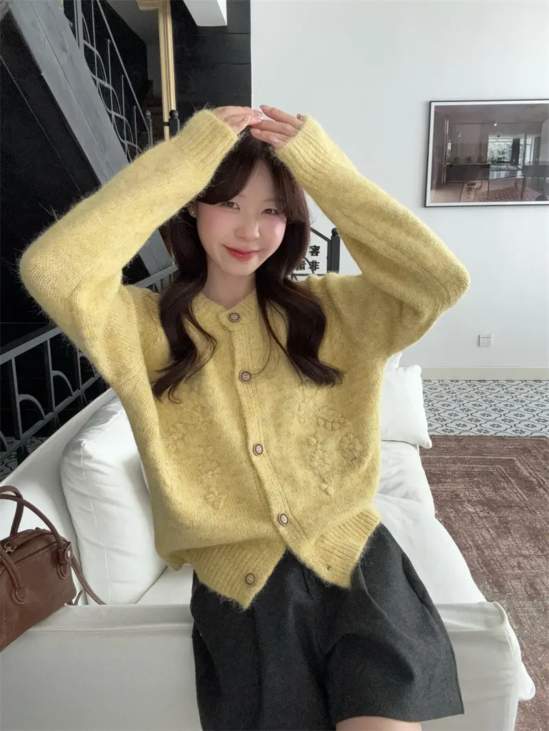 베이직한 헤비 니트 셔츠 상세 이미지 39