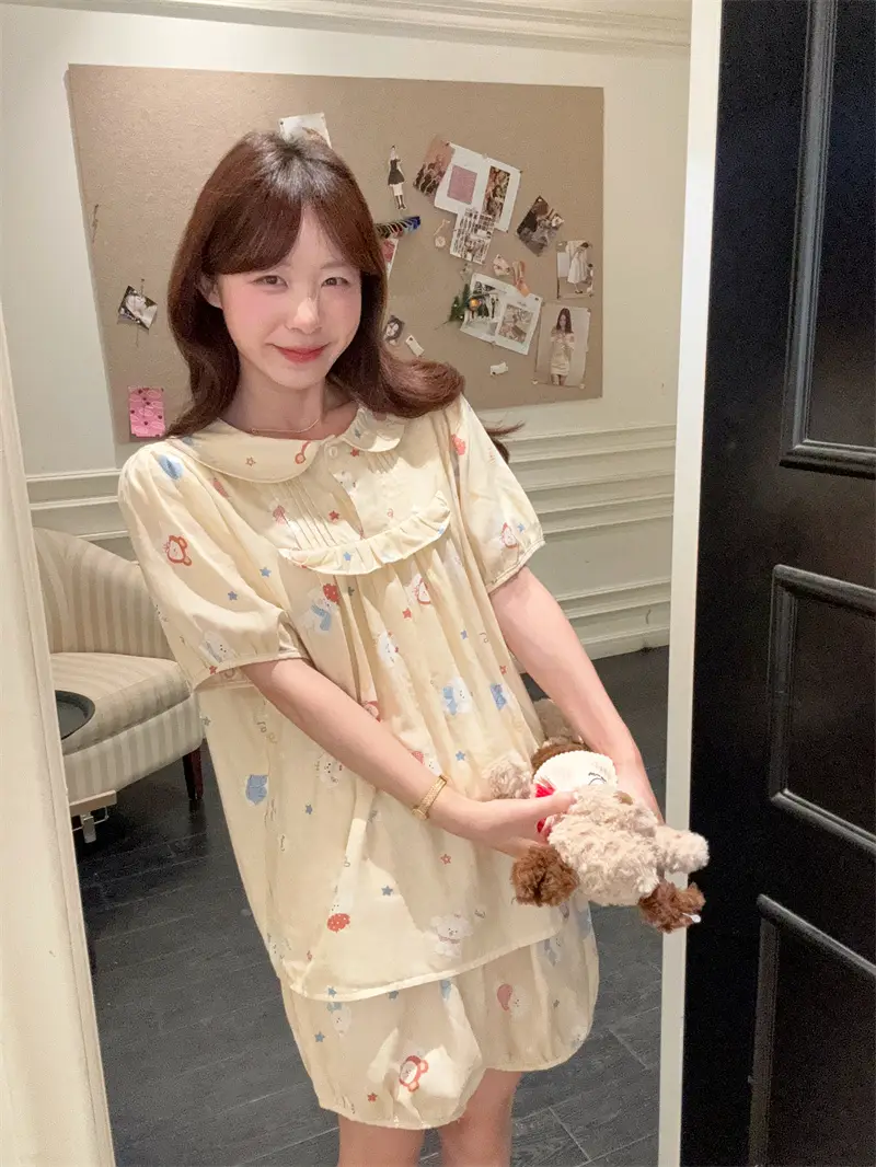 여성용 여름 홈웨어 세트 상세 이미지 19