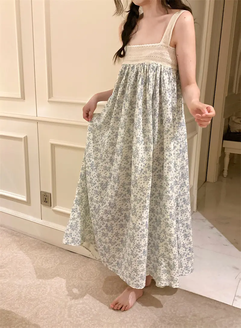 러블리 레이스 프릴 원피스 홈웨어 상세 이미지 7