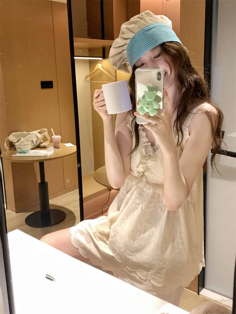 한국인기 러블리 자수 홈웨어 세트 상세 이미지 11