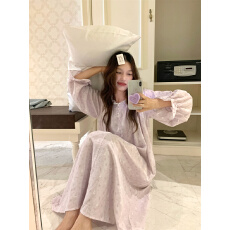 批发实拍  甜美碎花小兔小清新<b class='q'>纯棉</b>蕾丝花边家居服睡衣<b class='q'>睡裙</b>