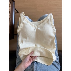 批发实拍实价秋冬季韩版拼色内搭吊带背心女加绒加厚保暖打底衫无袖