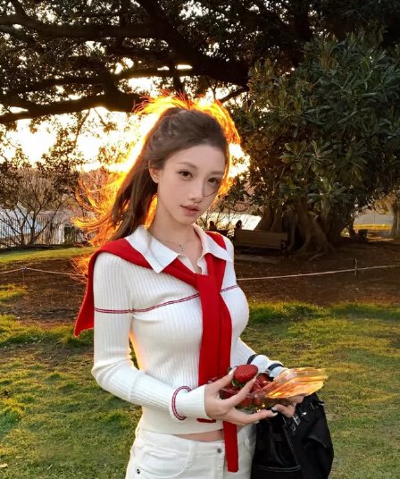 프랑스식 화이트 POLO 칼라 숄 니트 스웨터 여성 가을 순수한 욕망 바람 품격 몸매 가꾸기 슬림해 보이는 타이트 긴팔 맨위