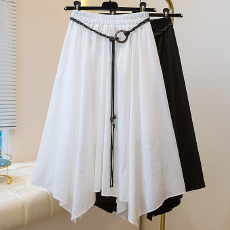 批发实拍大码女装2026休闲风半身裙收身显瘦