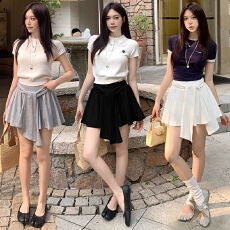 批发实拍甜酷辣妹休闲<b class='q'>半身裙</b>2026春夏新款少女运动风绑带设计感裙裤