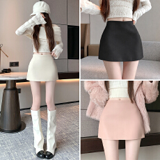 批发实拍辣妹PU皮半身裙女2026秋冬高腰弹力包臀裙百搭紧身打底一步裙