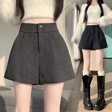 批发实拍<b class='q'>秋</b>冬新款时尚百搭高腰a字阔腿裤靴裤百搭显瘦