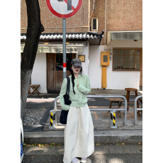 批发实拍有货 新款软糯风麻花针织衫毛衣秋冬高腰夹棉保暖<b class='q'>半身裙</b>套装