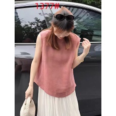 批发后背排扣无袖A摆马甲女夏外穿小香风宽松<b class='q'>背心</b>2026新款高级感上衣