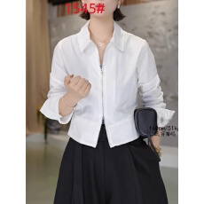 批发设计感小众翻领拉链衬衫女早<b class='q'>秋</b>新款长袖百搭显瘦时尚气质小衫上衣