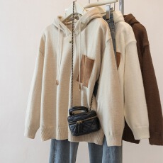 批发实拍大码<b class='q'>女装</b>设计感秋冬新款时尚巨好看毛衣<b class='q'>外套</b>洋气显瘦针织上衣