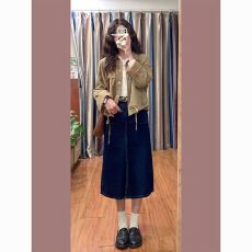 批发小个子气质高级感短款美式外套女2026年早秋装新款爆款春秋季上衣