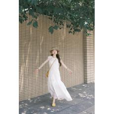 批发<b class='q'>三</b>吉黑花清舟<b class='q'>连衣裙</b>子2025新今年流行初夏穿搭独特漂亮掐腰裙