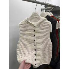 批发粗线连帽针织开衫<b class='q'>马甲女</b>2026春季休闲宽松减龄叠穿无袖背心上衣潮