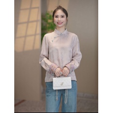 批发云端衬衫女款百搭外穿洋气女人味高端轻奢高级感