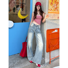 批发<b class='q'>韩国</b>东大门女装 甜酷辣妹｜修身提臀｜早春新款弹力小脚<b class='q'>牛仔裤</b>女