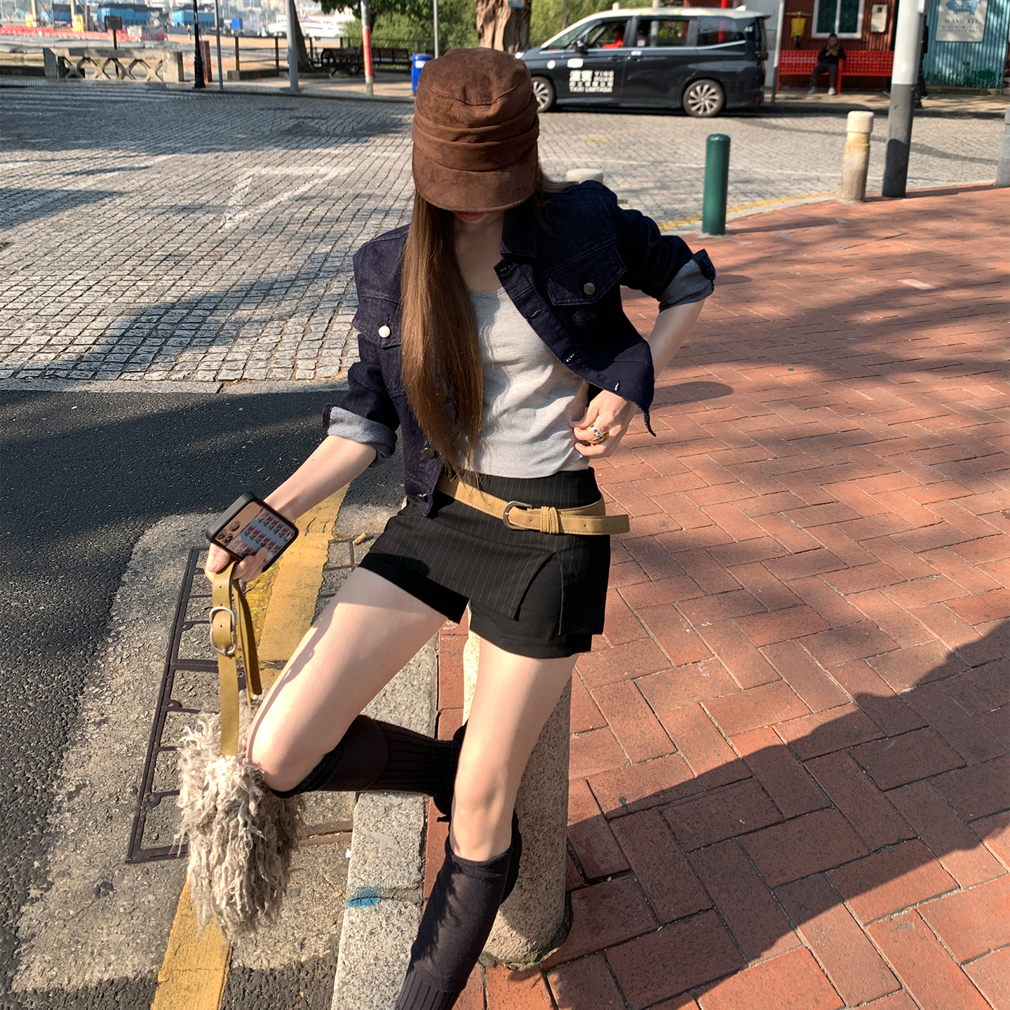 한 부서 미니멀리즘 출퇴근 카우보이 의류 딱딱한 숨기기 고기 핏 스타일 직각 어깨 거리 밖 슬림해 보이는 신축성 편안함 섹션
