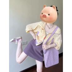 批发日系撞色连帽插肩袖防晒衣外套女夏季轻薄冰凉感时尚百搭开衫上衣