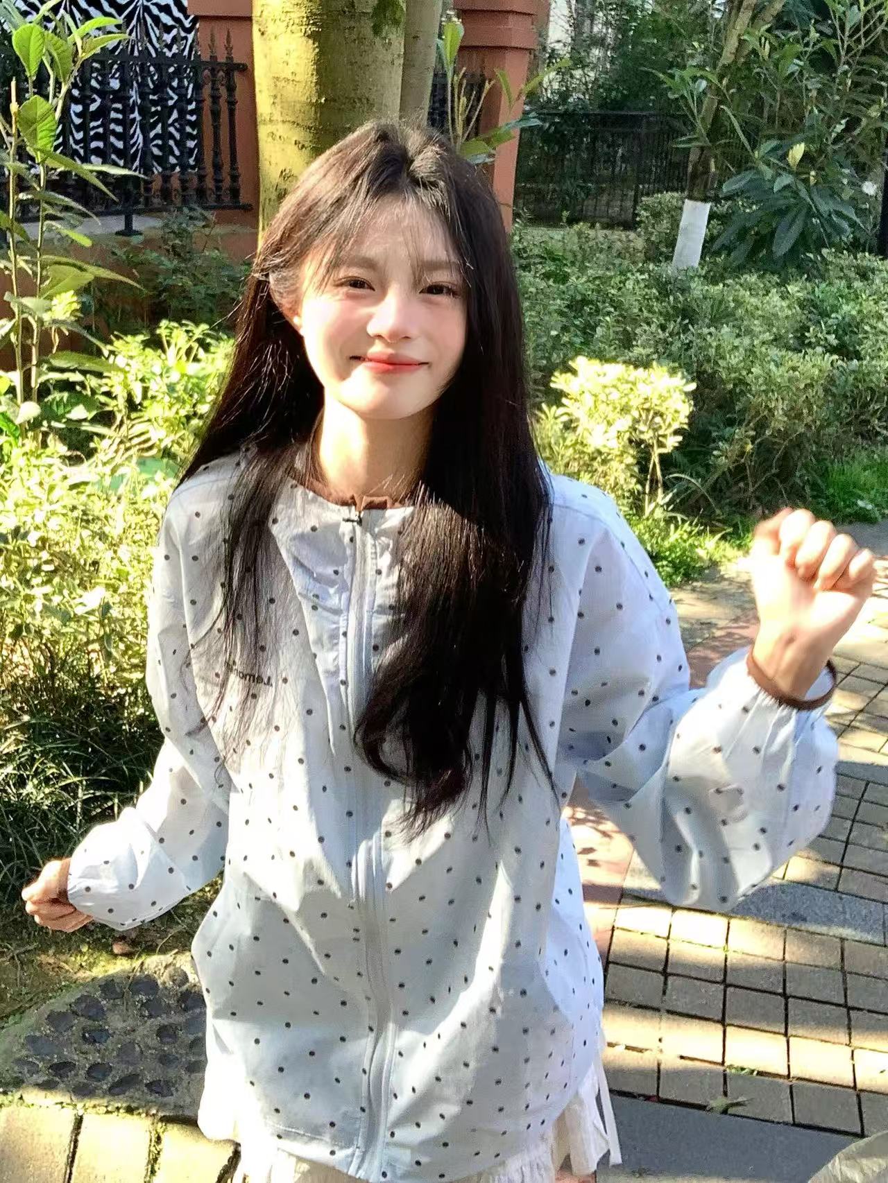 자외선 차단 의류 여성 2026 여름 새로운 한 부서 귀여운 바람 착용 가져 가라. 루즈핏 학생 경량 통기성 재킷 오픈 가디건