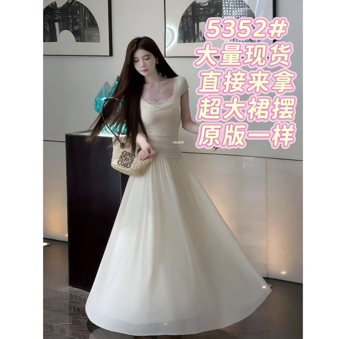 달빛 보물 빛 연 주간 접시 프랑스어 기질 흔들다 칼라 철자 레이스 빅 치마 점프 슈트 롱 스커트 a395