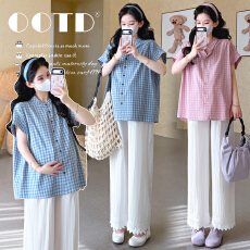 实拍现现~孕妇装套装时尚款2026新款宽松洋气上衣两件套