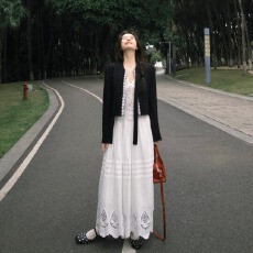 批发春季穿搭套装女大码胖mm小香风外套蕾丝半身裙温柔高级<b class='q'>时尚</b>两件套