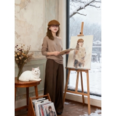 批发秋季搭配一整套大码<b class='q'>胖</b><b class='q'>mm</b><b class='q'>露肩</b>针织上衣阔腿裤韩系休闲巨好看套装女