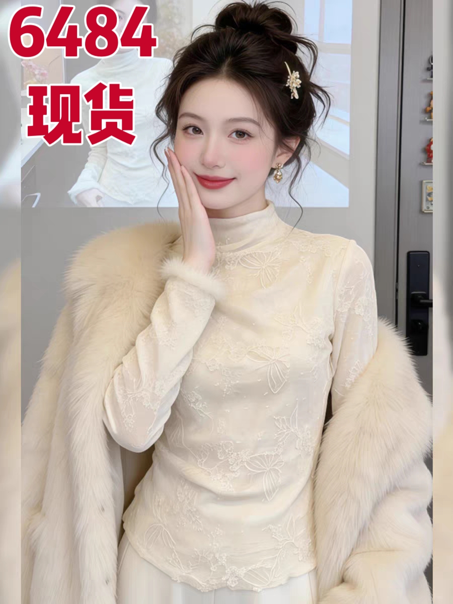 긴팔 티셔츠 여성 2026 봄 새로운 인사이드 가져 가라. 기본 셔츠 몸매 가꾸기 맨위