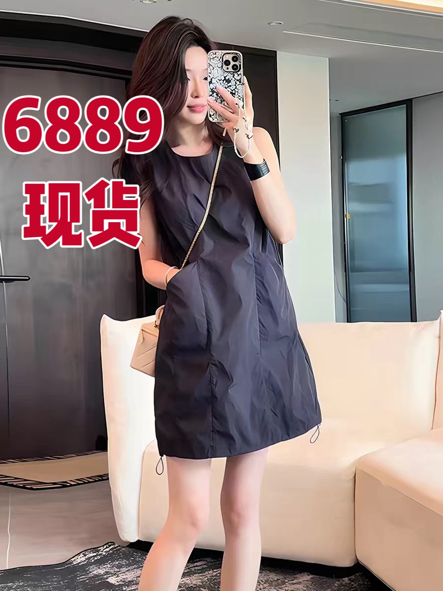 민소매 조끼 여성 드레스 2026 새로운 여름 미니 스커트