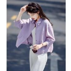 批发出行休闲上衣2026年夏季新翻领<b class='q'>通勤</b>聚会百搭女小清新外套