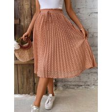 批发<b class='q'>缎面</b>纯色百搭大摆半身裙女欧美跨境通勤风