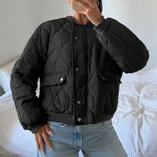 批发女装秋<b class='q'>冬</b>ZR棉服宽松飞行员夹克外套