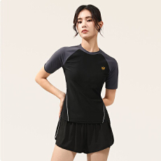 批发泳衣女胖mm大码夏保守学生新款分体两件套遮肚显瘦性感泡温泉泳装