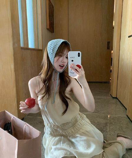 im ~까지 이슬 생각하기 같은 단락 라이 경기 서울 3 차원 주름 프릴 슬립 드레스 부드러운 도루 센스 마이크로 a 드레스