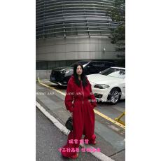 批发新款时尚<b class='q'>高级</b>夹绒外套+高腰显瘦加绒阔腿裤