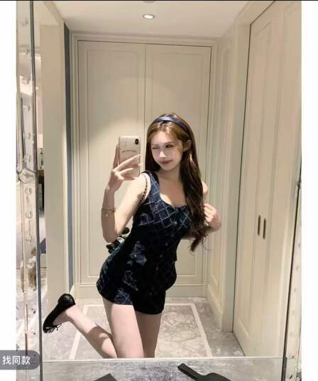 마 지 mochi 여름 일본과 한국 부서 작은 샤넬 스타일 링 체크무늬 조끼 패션 맨위 슬림해 보이는 반바지