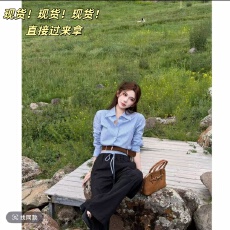 批发媛媛【自由组合】通勤气质显瘦百搭时尚套<b class='q'>装</b>（衬衫+<b class='q'>裤</b>子）