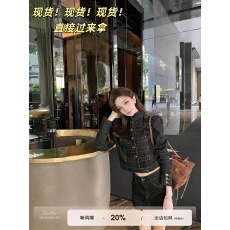 批发邱肉瑶【伦敦番外】设计感短款<b class='q'>牛仔</b>外套半裙<b class='q'>套装</b>女2026新款二件套