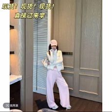 批发9/19AM8:00开抢 媛媛【元英<b class='q'>糖果</b>】彩色刺绣阔腿休闲<b class='q'>裤</b>+上衣