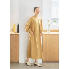 批发日系春季新款设计感领口系带长袖<b class='q'>连衣裙</b>