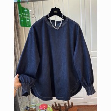 批发海军领毛衣外套女早<b class='q'>春</b>2025大码胖mm时髦洋气减龄上衣短款针织开衫