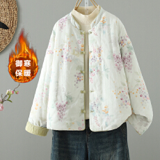 批发实拍盘扣小众<b class='q'>文艺</b><b class='q'>范</b>棉衣女冬季保暖口袋棉服腔调双面穿小个子棉袄