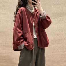 批发实拍2026韩版宽松显瘦百搭单排扣薄外套女小个子短款外套女潮上衣
