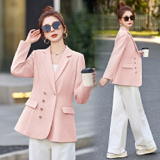 批发实拍小西装外套女2025新款<b class='q'>春</b>秋气质名媛高级感流行休闲西服上衣