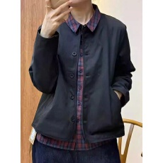 批发春秋季外套女2025新款简约百搭立领夹克质感面料时尚单品