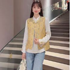 批发《秀秀定制》【福马宝相】2026年早春时尚新中式气质<b class='q'>马甲</b>