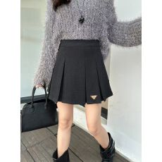 批发高腰纯色百褶<b class='q'>半身裙</b><b class='q'>女</b>装秋季潮2025新款时尚复古显瘦百搭短裙